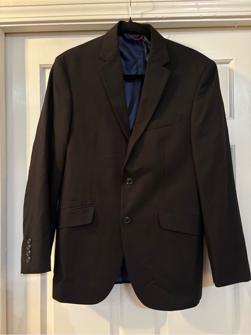 Billy London UK Men's Black Two-Button Blazer